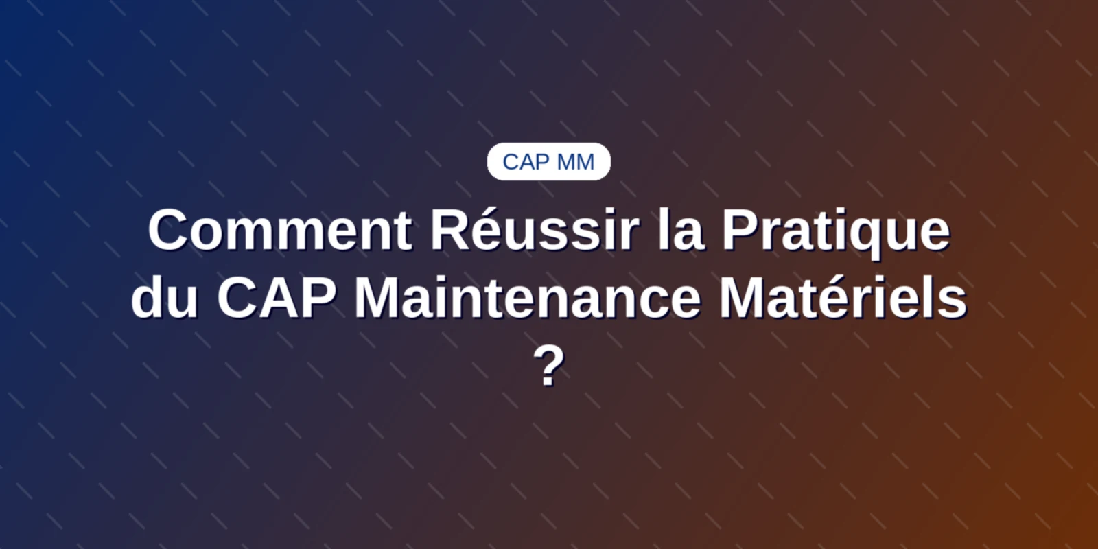Comment Réussir la Pratique du CAP Maintenance Matériels ? Élève mécanicien contrôlant les paramètres d'un engin professionnel lors de l'épreuve pratique