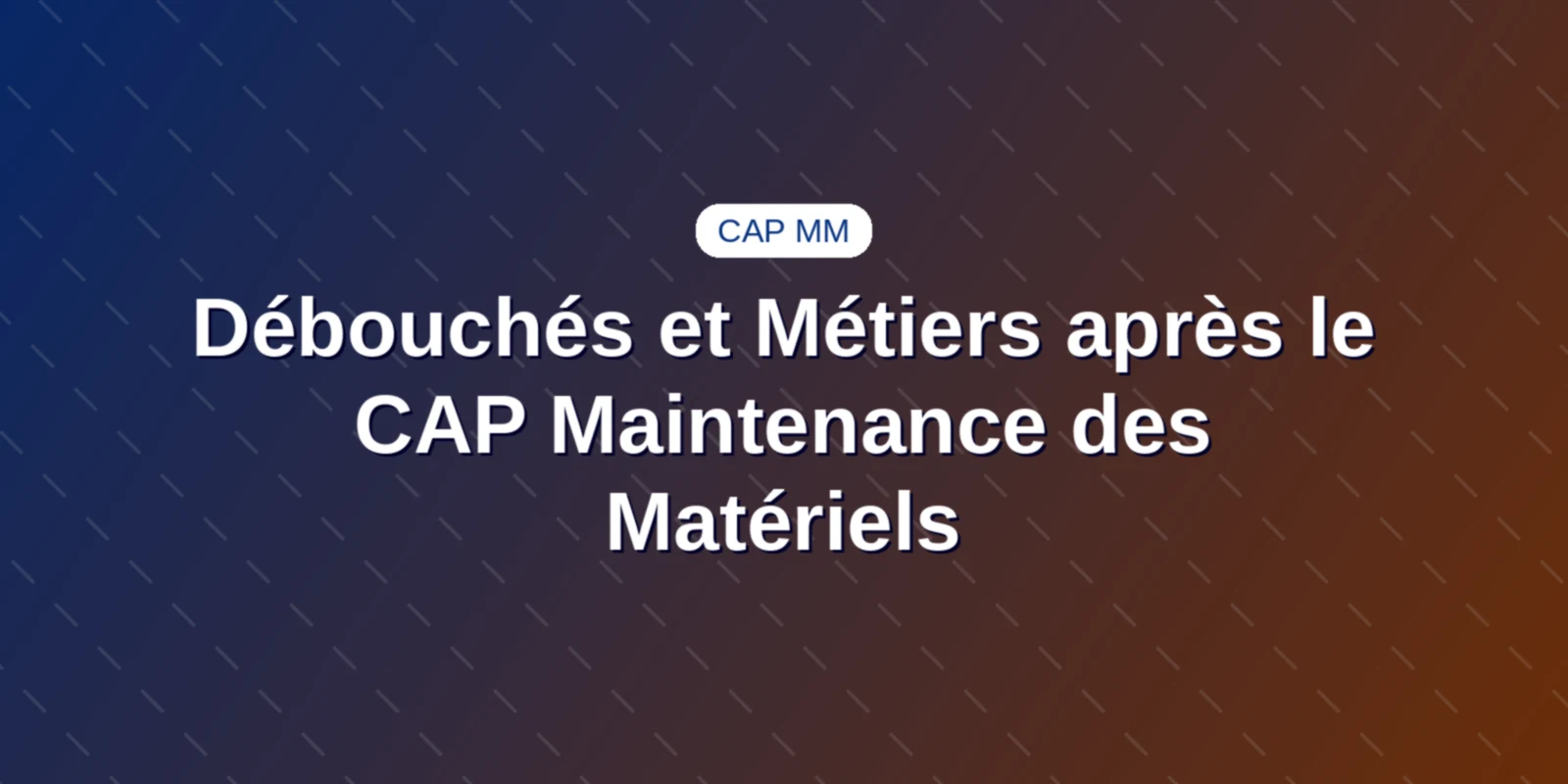 Débouchés et Métiers après le CAP Maintenance des Matériels Mécanicien d'atelier inspectant le châssis d'une machine de travaux publics en révision